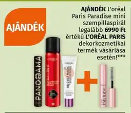 Müller L'Oréal Paris Paradise mini szempillaspirál ajánlat