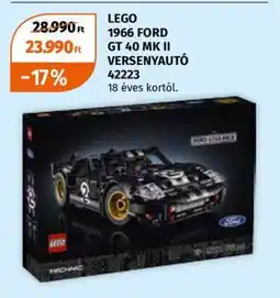 Müller LEGO 1966 FORD GT 40 MK II VERSENYAUTÓ 42223 ajánlat