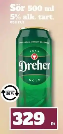 Family Diszkont Dreher gold ajánlat