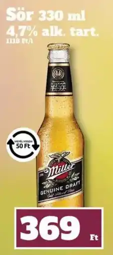 Family Diszkont Miller sör ajánlat