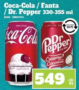 Family Diszkont Coca-Cola / Fanta / Dr. Pepper ajánlat