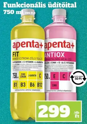 Apenta+ funkcionális üdítőital
