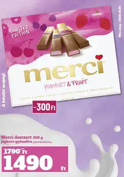 Family Diszkont Merci desszert ajánlat