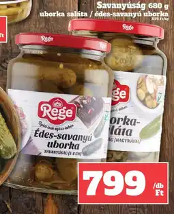 Family Diszkont Rege édes-savanyú uborka ajánlat