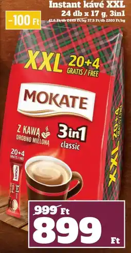 Family Diszkont Mokate Instant kávé XXL ajánlat