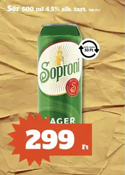 Family Diszkont Soproni lager ajánlat