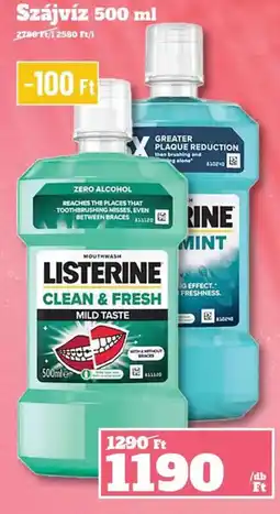 Vil-For Listerine szájvíz ajánlat