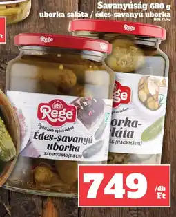 Vil-For Rege uborka saláta ajánlat