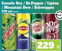 Vil-For Canada Dry / Dr.Pepper / Mountain Dew/Schweppes ajánlat