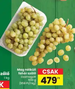 Spar Mag nélküli fehér szőlő ajánlat