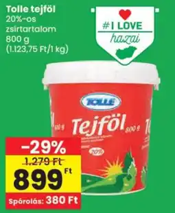 Spar Tolle tejföl ajánlat