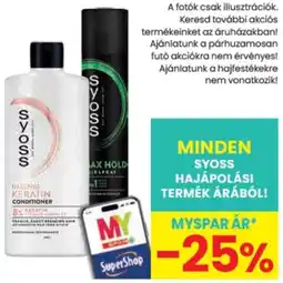 Spar Syoss hajápolási termék ajánlat