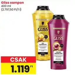Spar Gliss sampon ajánlat
