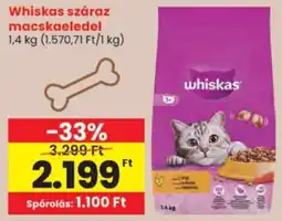 Spar Whiskas száraz macskaeledel ajánlat