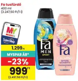 Spar Fa tusfürdő ajánlat