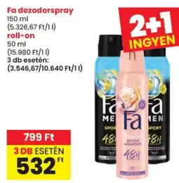 Spar Fa dezodorspray ajánlat