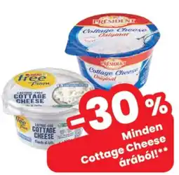 Spar President cottage cheese ajánlat