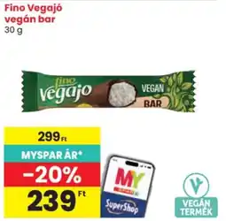 Spar Fino vegán bar ajánlat
