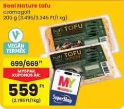 Spar Real Nature tofu ajánlat