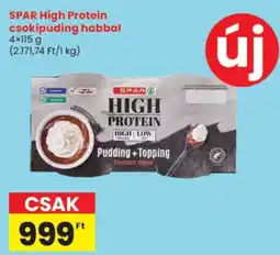 Spar spar high protein csokipuding habbal ajánlat