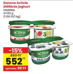 Spar Danone activia élőflóráss joghurt ajánlat