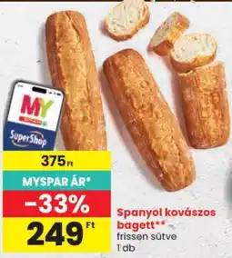 Spar Myspar spanyol kovászos bagett ajánlat