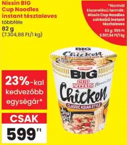 Spar Nissin cup noodles ajánlat