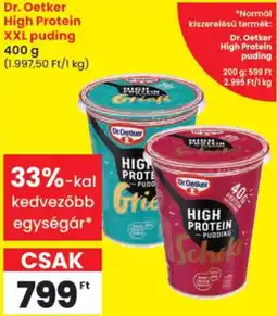 Spar Dr. Oetker high protein pudding ajánlat