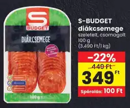 Spar S budget diákcsemege ajánlat