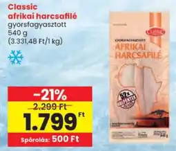 Spar Classic afrikai harcsafilé ajánlat