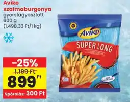 Spar Aviko szalmaburgonya ajánlat