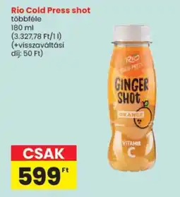 Spar Rio cold press shot ajánlat