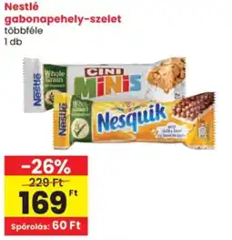 Spar Nestlé gabonapehely-szelet ajánlat
