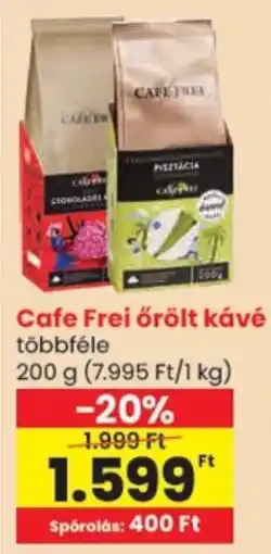 Spar Cafe Frei őrült kávé ajánlat