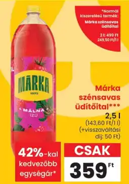 Spar Márka szénsavas üdítőital ajánlat