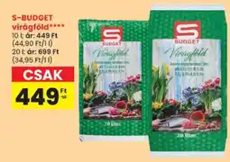 Spar S budget virágföld ajánlat