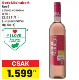 Spar Gere&Schubert rosé ajánlat