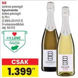 Spar Bb pezsgő ajánlat