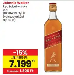 Spar johnnie walker red label whisky ajánlat