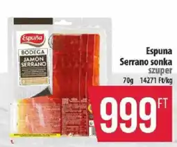 Coop Espuna sarrano sonka ajánlat