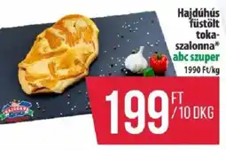 Coop Hajdúhús füstölt toka-szalonna ajánlat