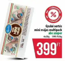 Coop Gyulai sertés mini májas multipack ajánlat