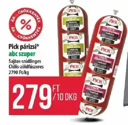 Coop Pick párizsi ajánlat