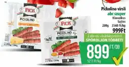 Coop Pickolino virsli abc szuper ajánlat
