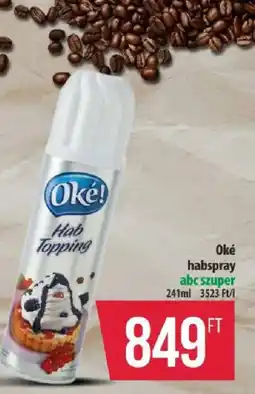 Coop Oké habspray ajánlat