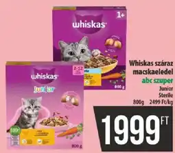 Coop whiskas száraz macskaeledel ajánlat