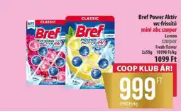 Coop Bref power aktiv wc-frissitő ajánlat