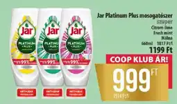 Coop Jar platinum plus mosogatószer ajánlat
