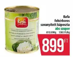 Coop Kofa fehérboros savanyított káposzta ajánlat