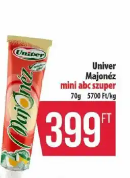 Coop Univer majonéz ajánlat